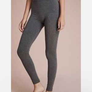 Grey insulated fleece leggings